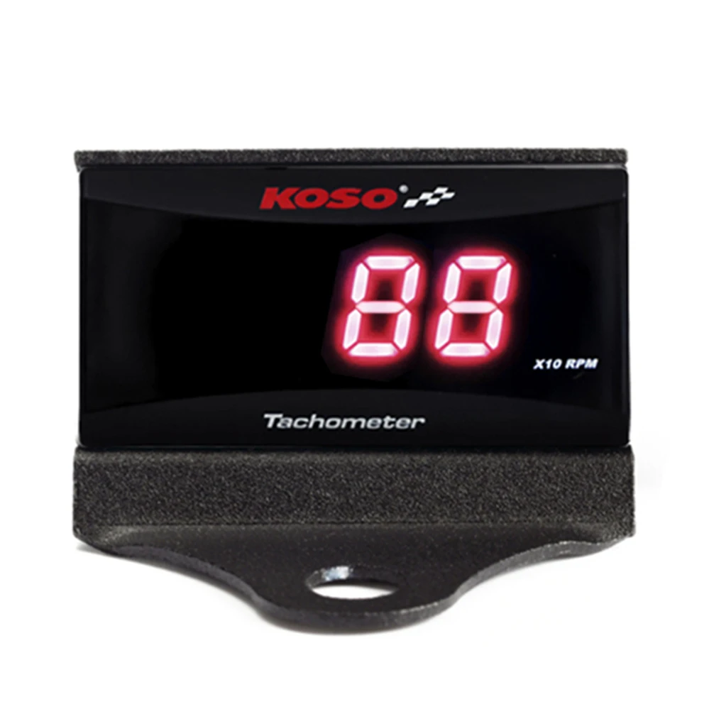 Тахометр Mini RPM KOSO цифровой квадратный тахометр с ЖК-дисплеем для двигателя Honda XMAX