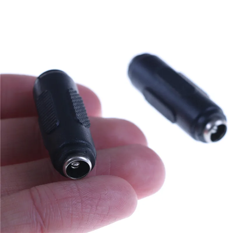 

1pc 5.5*2.1mm DC Power Socket Connector Female To Female Panel Mounting Jack Adaptor