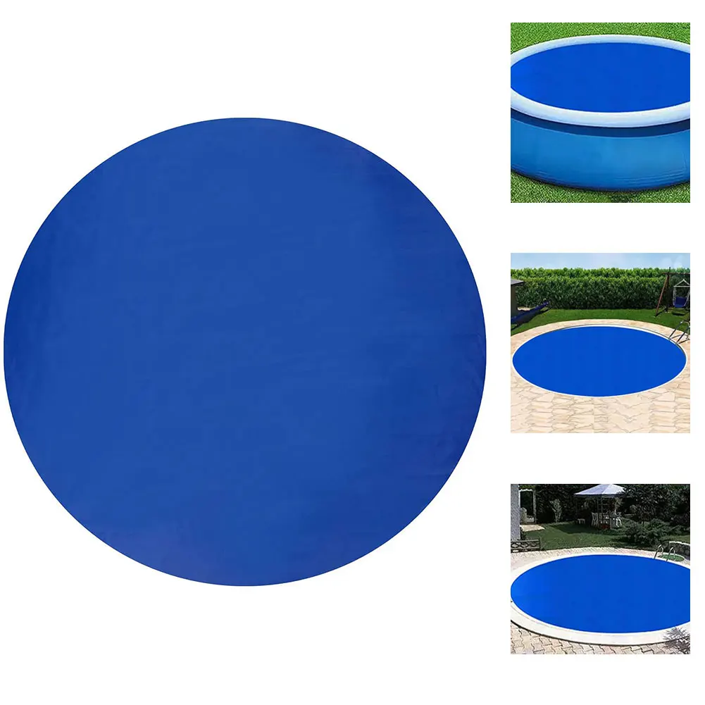 

Pool Cover Round Solar Swimming Pool Tub Cover 10 inch Outdoor Bubble Blanket Accessories Dustproof Floor Rain Cloth Mat Cover