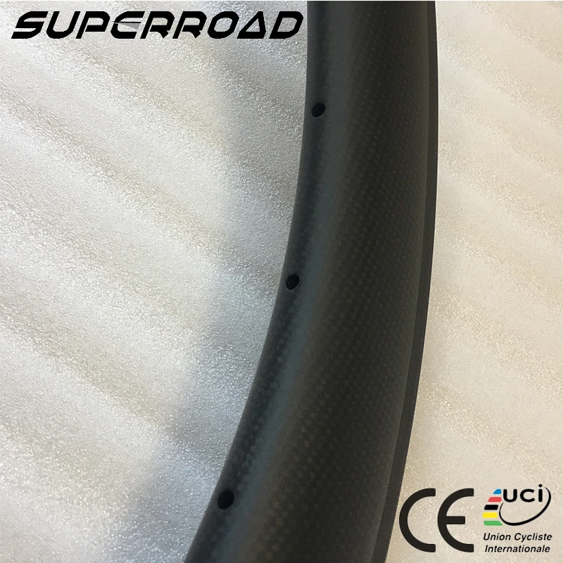 Special Price High Quality 28mm Wide 60mm Deep Carbon Fiber 700C Road Bicycle Clincher Rims Cycle | Спорт и развлечения