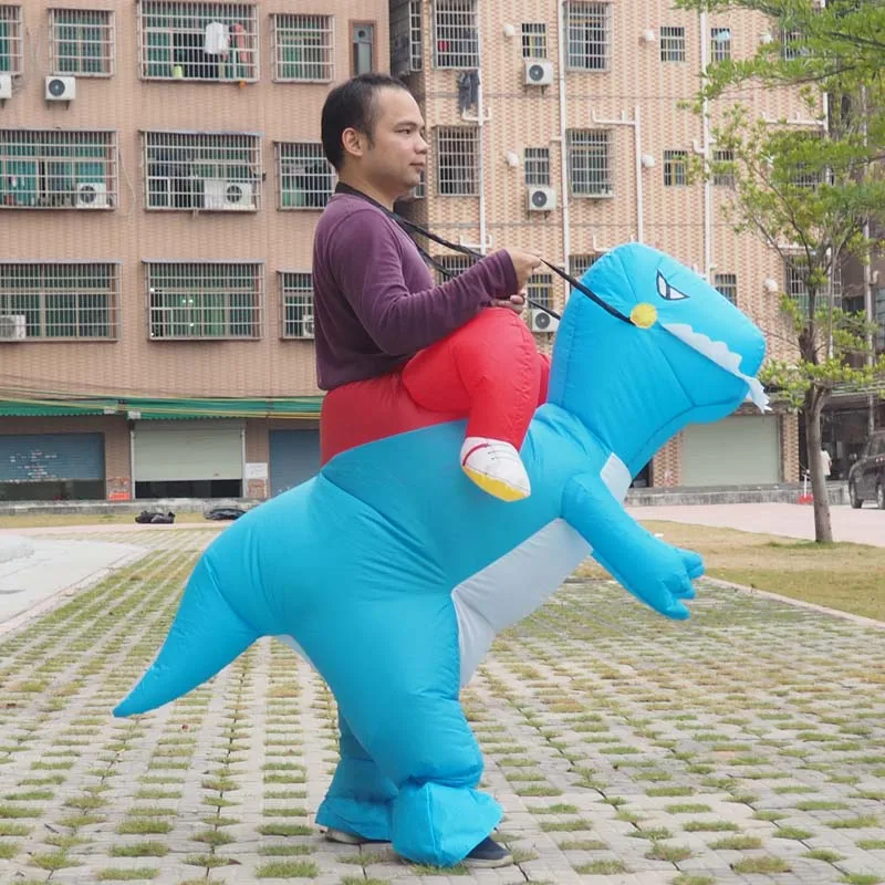 Новый детский надувной костюм динозавра T Rex фантазия взрослая унисекс