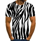 Новая летняя футболка с 3D принтом, Мужская футболка с забавным дизайном, 3d футболки с коротким рукавом Tops  Tees 100-6XL