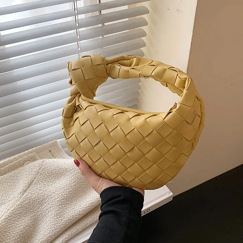 

ZA Design Luxury Brand Handbags Solid Color Women Shoulder Compile Package Advanced Pu Leather Female Folds Clutch Bag Purses