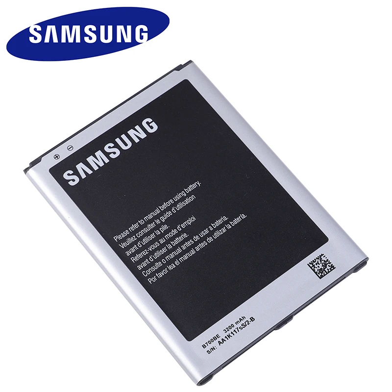 Оригинальный аккумулятор B700BE 3200 мАч для Samsung Galaxy Mega 6 3 i9200 i527 i525 I9205 P729 T2556 L600 с