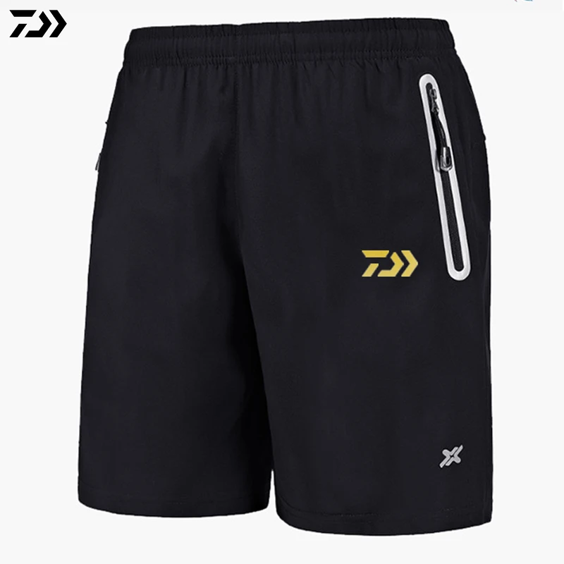 Летняя одежда для улицы Daiwa, шорты, штаны для спорта на открытом воздухе, для рыбалки, Мужские дышащие быстросохнущие негабаритные шорты для рыбалки
