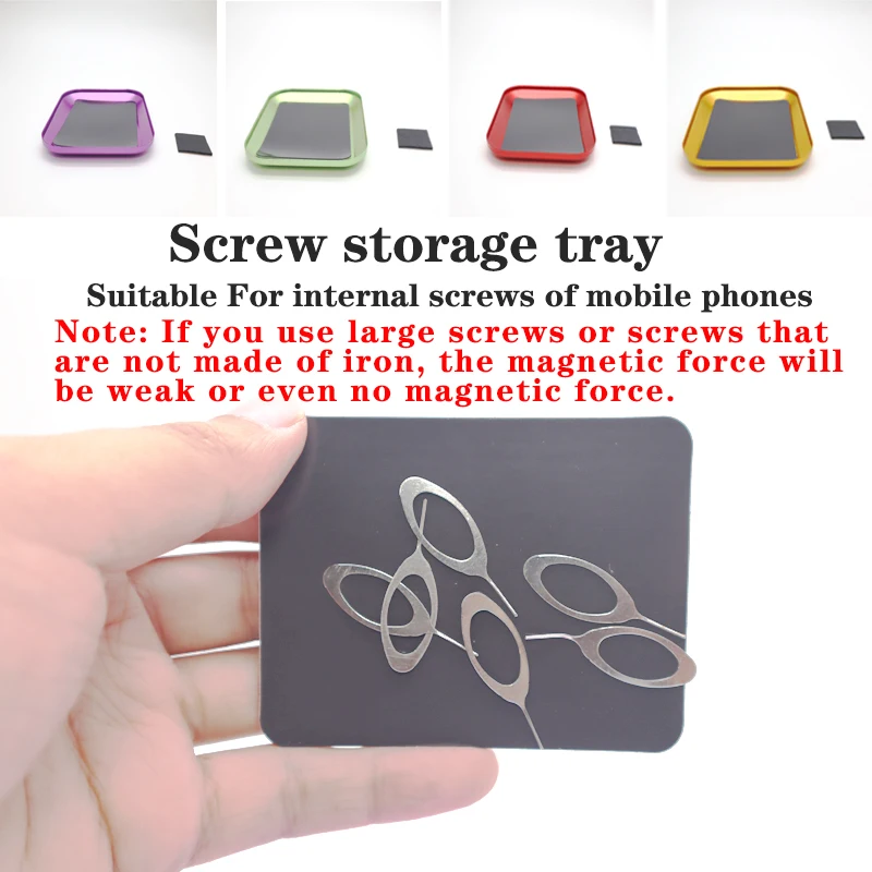 Алюминиевый винтовой лоток с магнитной планкой для хранения | Инструменты