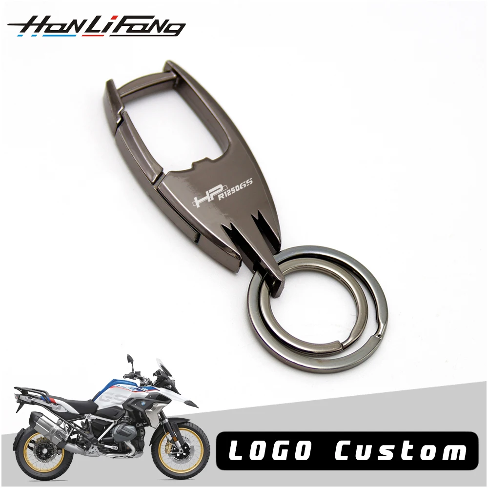 

For BMW R1250GS HP Custom Keyring Tag Motorcycle Keychain KeyDecorative Hooks Personal Accessories Personalized Metal Key Ring