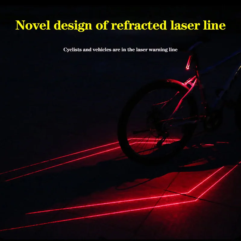 

Bicycle Tail Light USB Rechargeable Night Riding Warning Cycling Accessories SM