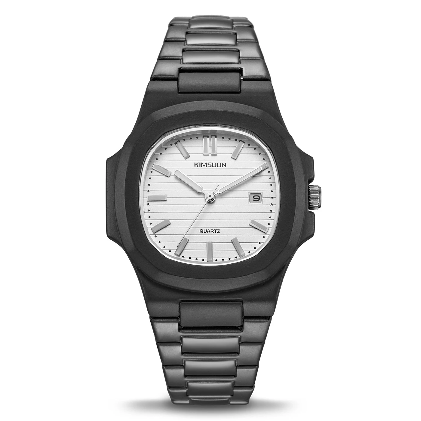 man watch 40mm Швейцарские часы мужские люксовый бренд море Nautiluses Женева календарь из нержавеющей стали Кварцевые часы с подсветкой rolexable золотой - Цвет: man watch 40mm