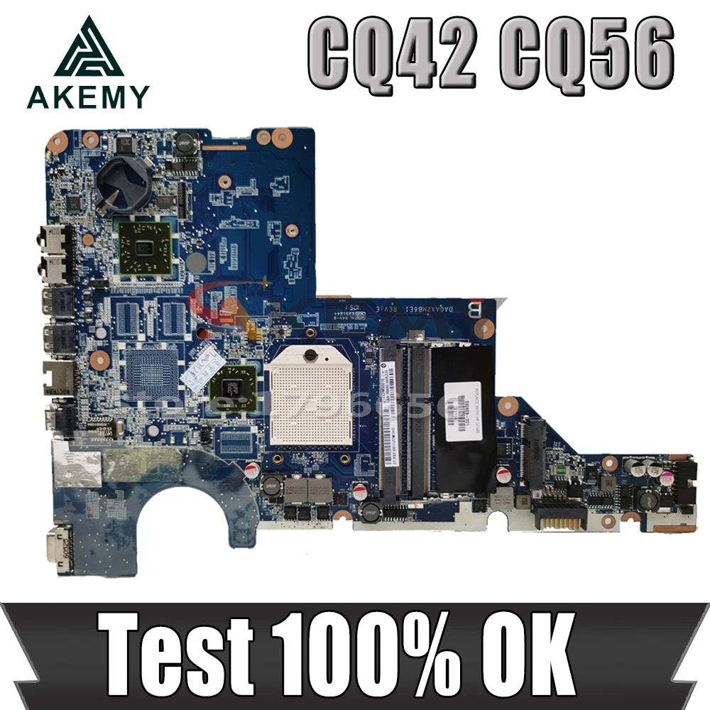 Материнская плата Akemy 623915-001 для ноутбука HP Compaq CQ42 CQ56 материнская DA0AX2MB6E1 разъем S1