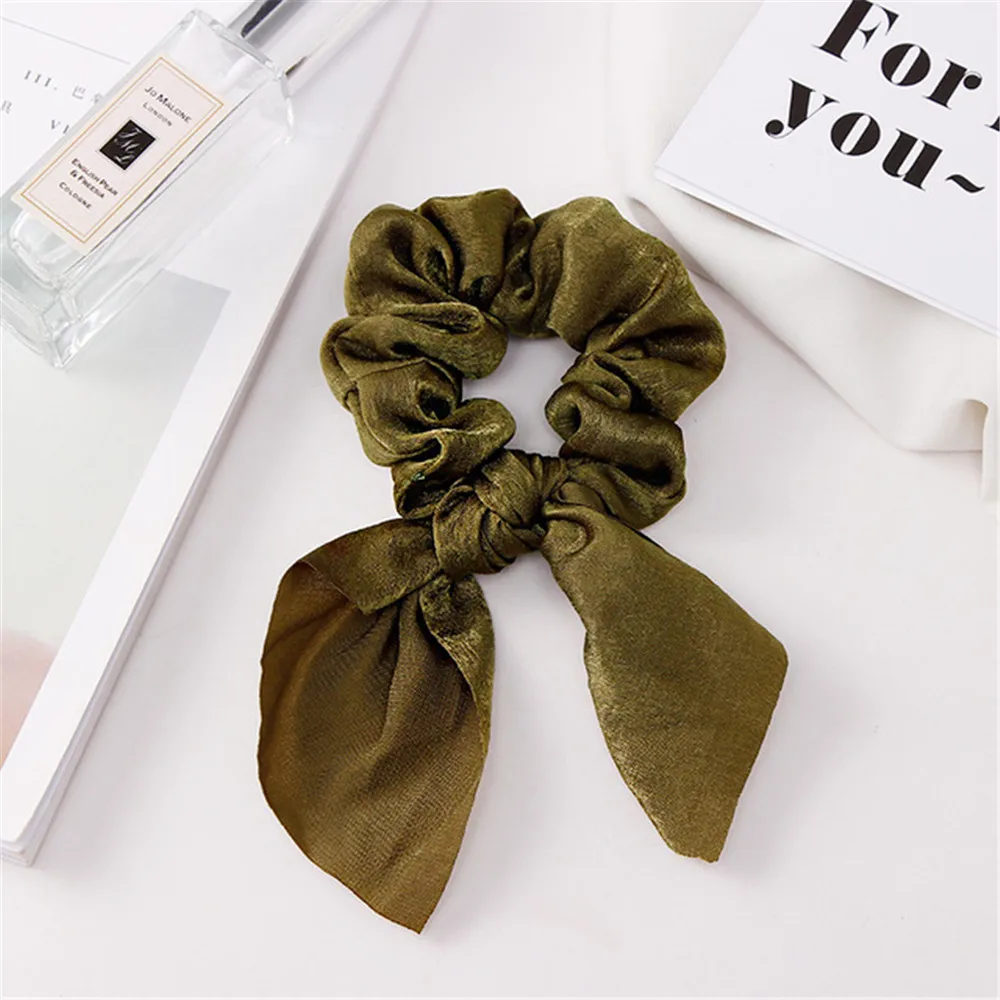 1 шт. красочная шифоновая бантик эластичная Новогодняя повязка на голову конский