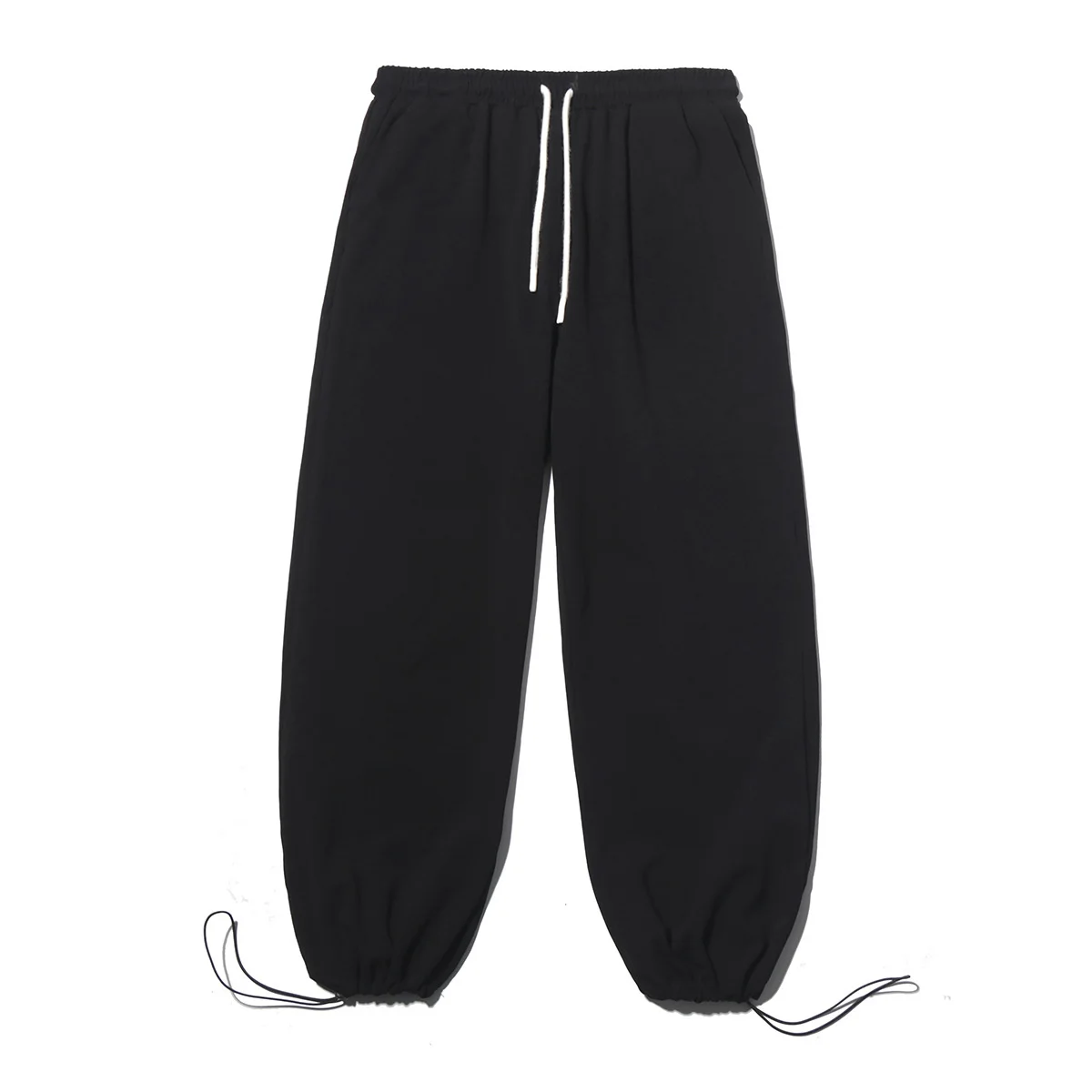 

Casual pants men's loose and trendy brand ruffian and handsome pants in autumn band sports pants Korean fashion men's pants