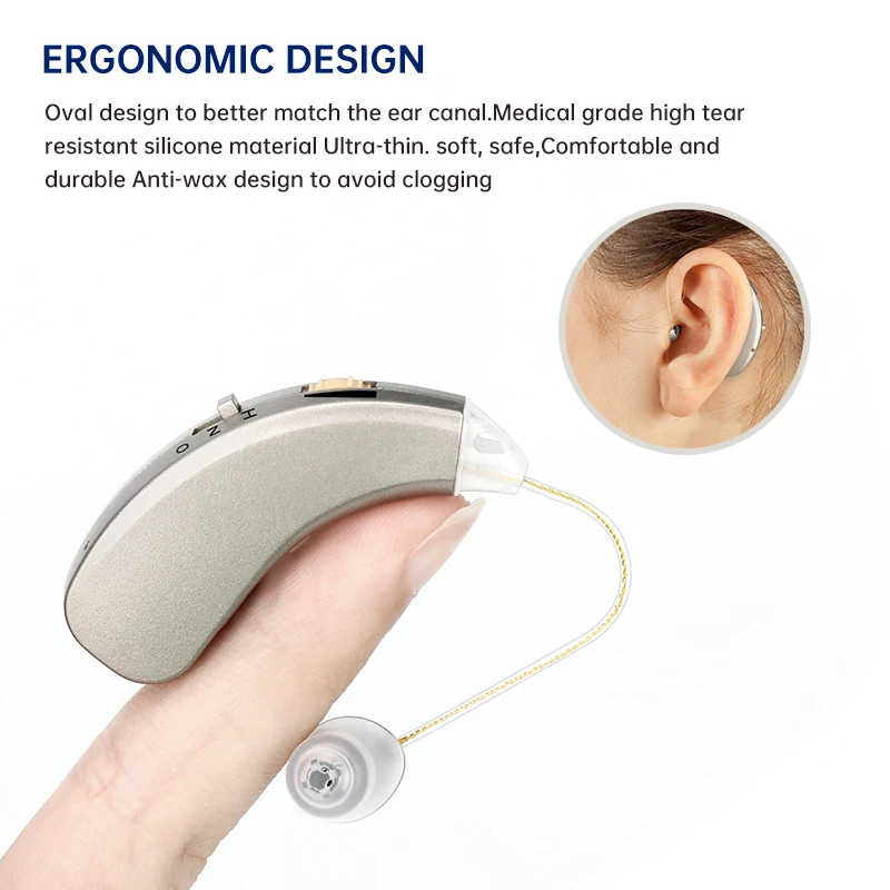 Перезаряжаемый лучший слуховой аппарат наушники усилители звука беспроводные