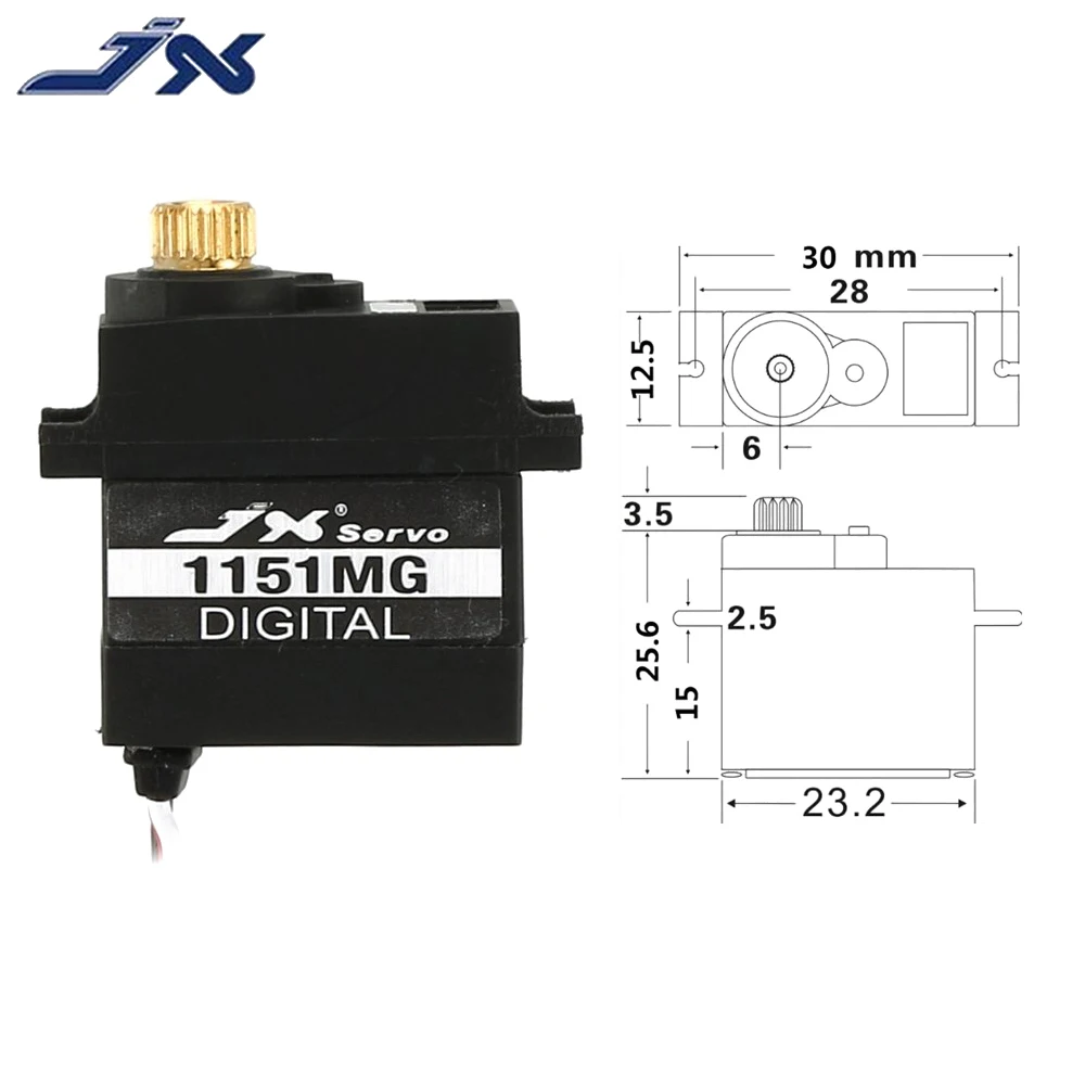jx pdi 1151mg 48 v 6v 15g 36 кг водонепроницаемый