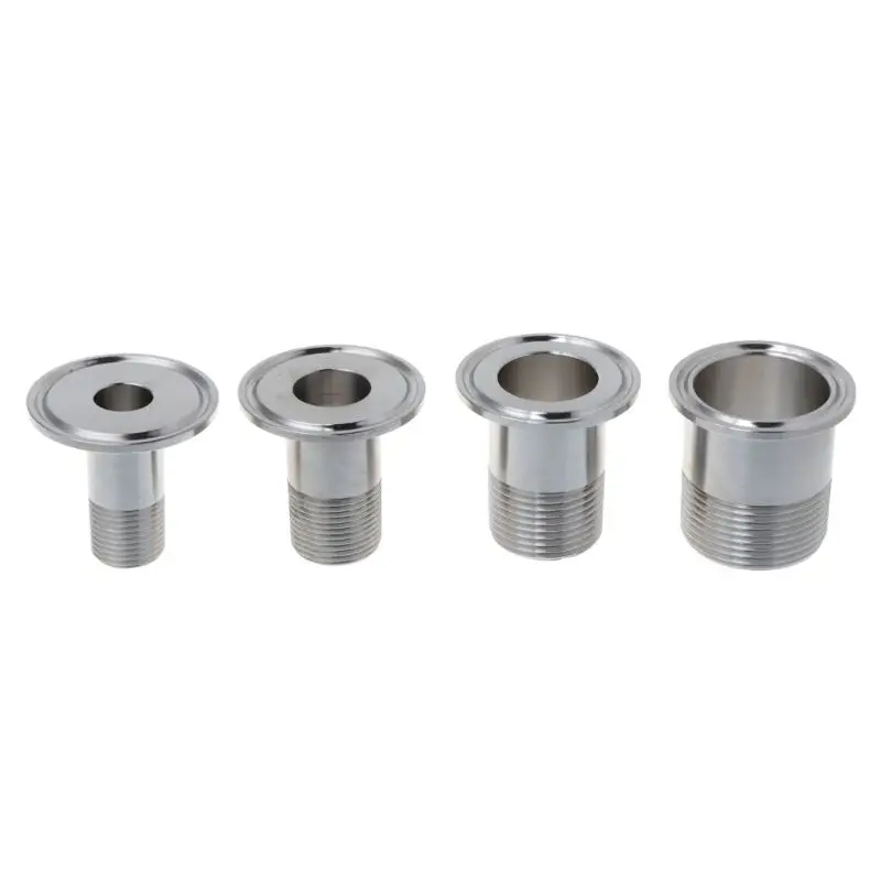 

1pc Stainless Steel Sanitary Male Threaded Ferrule Pipe Fitting Clamp Adapter DN15 DN20 DN25 DN32