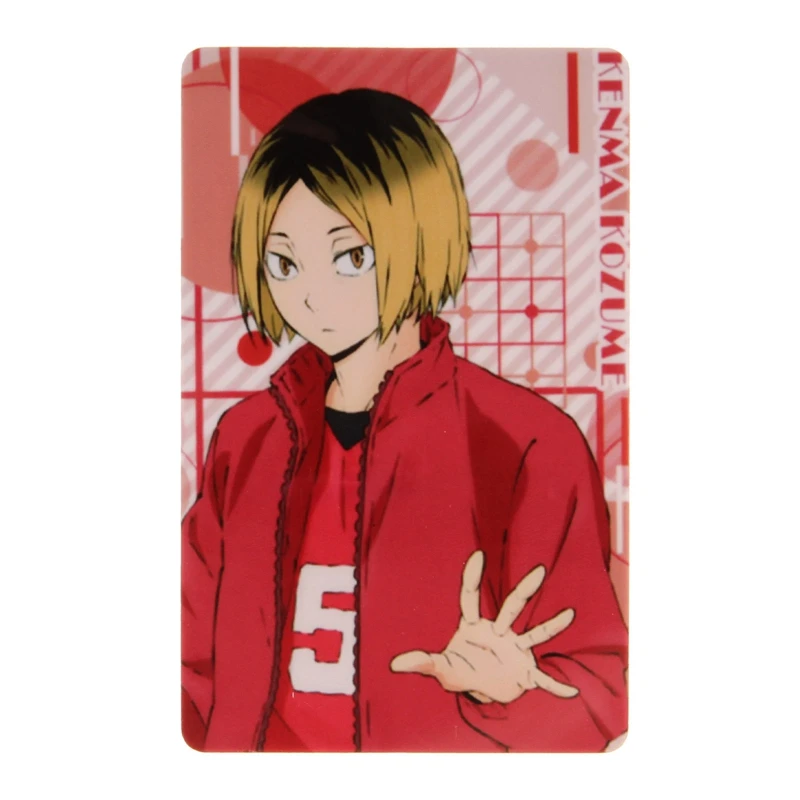 1 шт. Японское Аниме Haikyuu! Наклейки для карт с фигурками наклейки интегральной