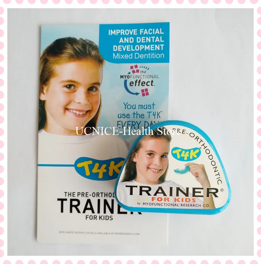 T4K orthodontic teeth trainer Appliance for 6-8 years old/MRC dental Orthodontic Brace Blue/MRC t4k kids |