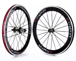 Litepro 406 451 20 Inch Folding Bike Wheelset 4 Bearing Double Wall Alloy 16/20 Hole Rim SP8 Vp18 Folding Road Bicycle Wheel Set