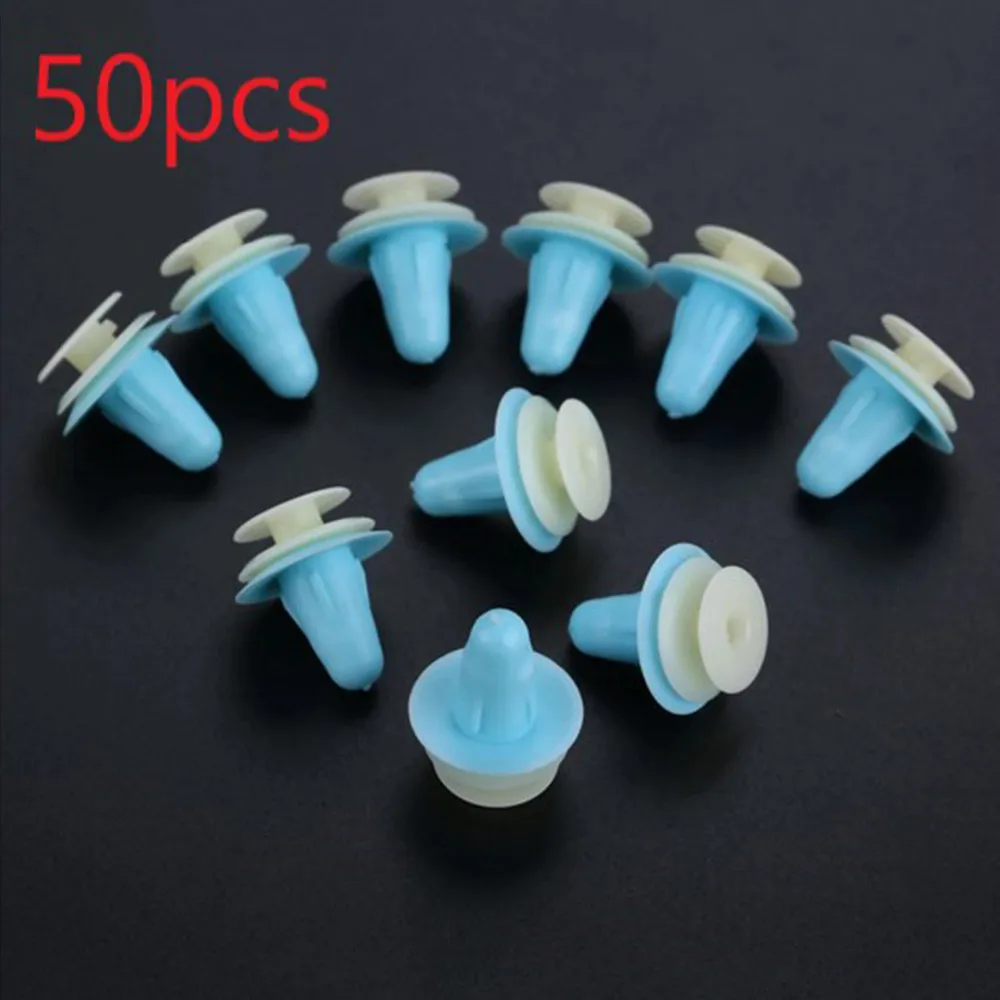 

50Pcs Universal Auto Fastener Car Bumper Retainer Clip For Car Fastener Rivet Door Panel Liner Fastener Clips Car Accessories