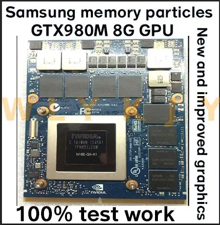 Оригинальная Новая графическая карта nVidia GTX 980M Графический графический
