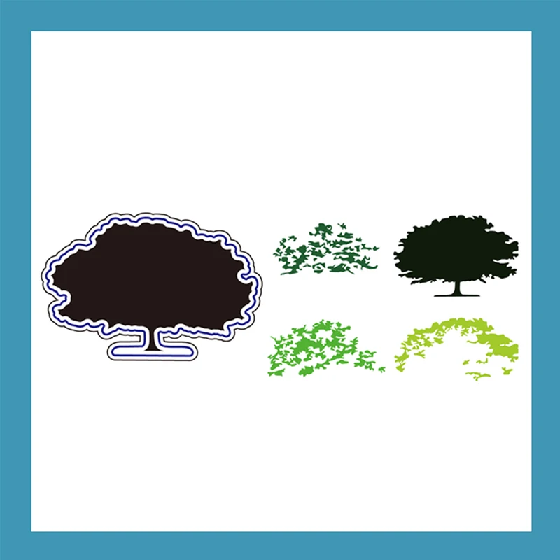 ZATBWS дерево корона прозрачные штампы для DIY Скрапбукинг/изготовление карт/альбом