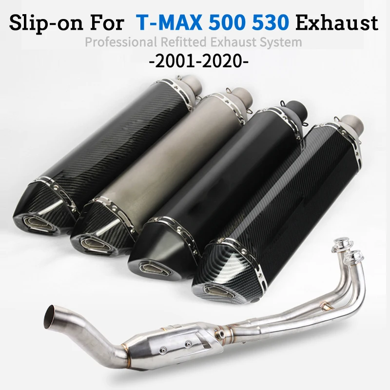 Выпускной полная система коллекторная труба для Yamaha T-MAX Tmax 500 530 2001 - 2016 2017 2018 2020 с