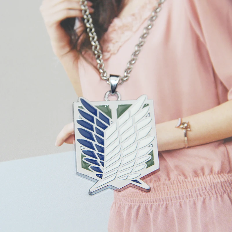 Модные ювелирные изделия ожерелье из атаки на Титанов Крылья Свободы разведчик