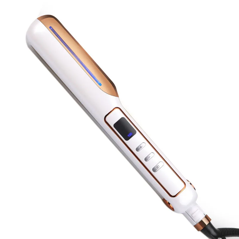 Electric Ceramic Vapor Steam Hair Straightener Brush Flat Iron Fast Heating(EU Plug) | Красота и здоровье