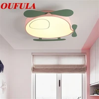 oulala childrens ceiling lamp plane modern fashion suitable for childrens room bedroom kindergarten