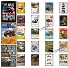 Металлический постер DecorMan для грузовика, автомобиля, США, жестяная вывеска на заказ, Оптовая роспись, декор для паба LTA-1746