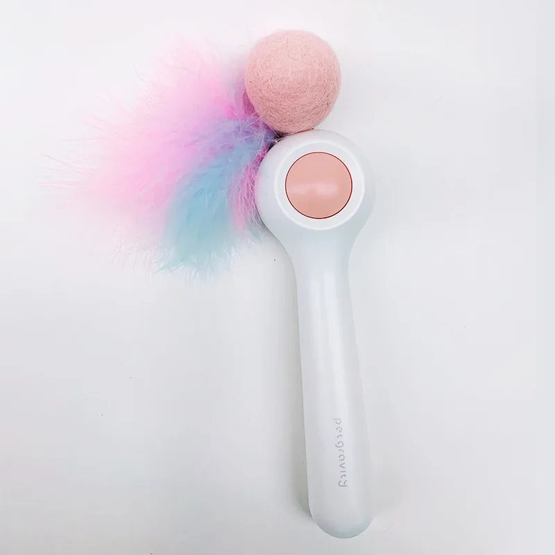 Автоматическая выдвижная гравитационная забавная палочка для домашних животных