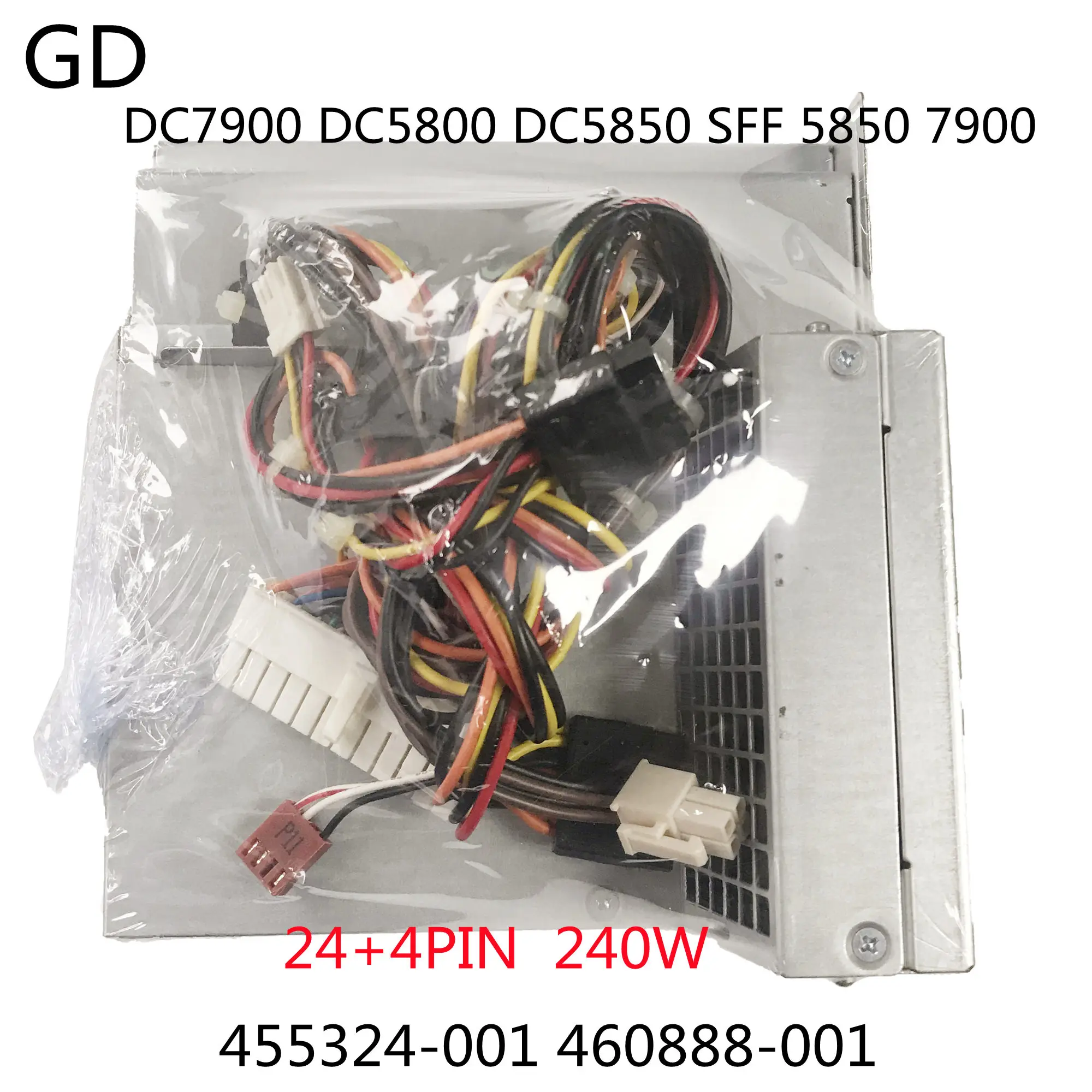GD оригинал для HP DC7900 DC5800 DC5850 SFF 5850 7900 240 Вт источник питания 455324-001 460888-001 PS-6241-7