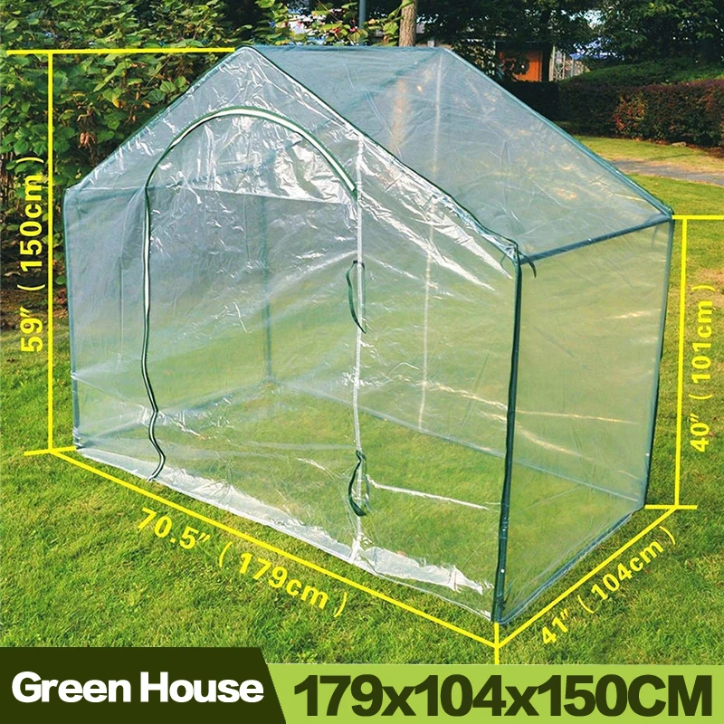 

AULAYSED 179x104x150CM New Warm Green House Plant Flower Gardening Greenhouse PE Invernadero Serre De Jardin Agricultura