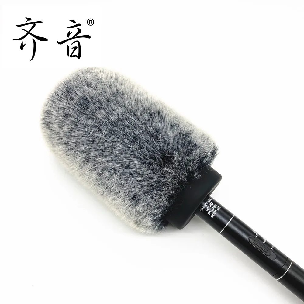 Dead Cat Fur parabrezza peloso parabrezza Muff per Sony ECM XM1 microfono a condensatore protezione antivento protezione intervista esterna Mic