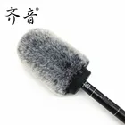 Меховая ветрозащитная муфта Dead Cat для конденсаторного микрофона Sony ECM XM1, защита от ветра, уличный микрофон для интервью