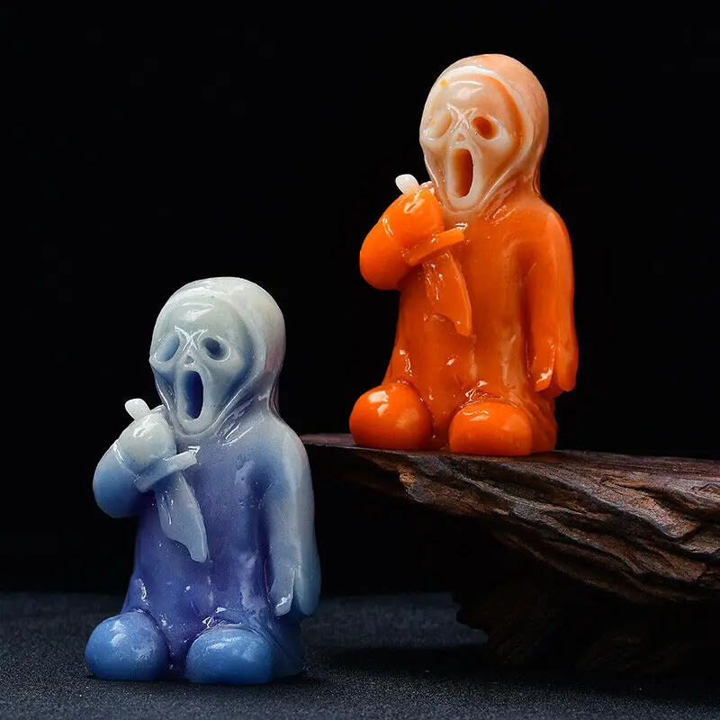 

Beautiful Luminous Halloween Ghost Home Decor Scary Figurine Meditation