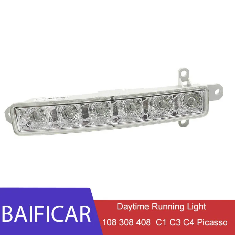 Новые подлинные дневные хосветильник Baificar DRL 9812662280 для Peugeot 107 108 308 408 Citroen C1 C3 C4 Picasso