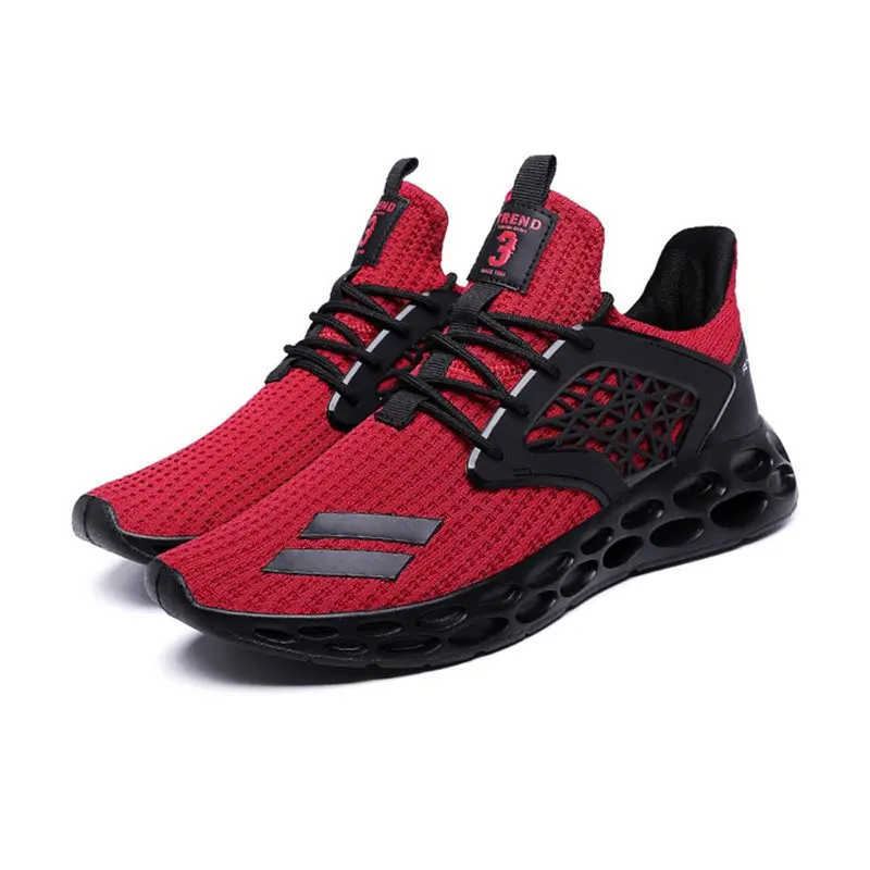 Мужская обувь сетчатая с перфорацией большие размеры 46 легкие удобные черные