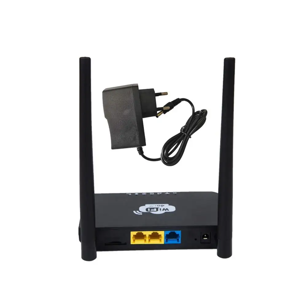 EU US Wireless CPE 3G 4G Wifi Router Portable Gateway FDD LTE WCDMAGlobal Unlock External Antennas SIM Card Slot WAN/LAN Port