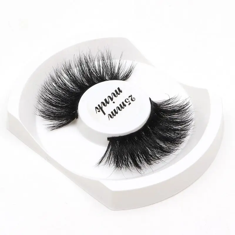 1 пара удлиняющие толстые черные натуральные изысканные норковые накладные