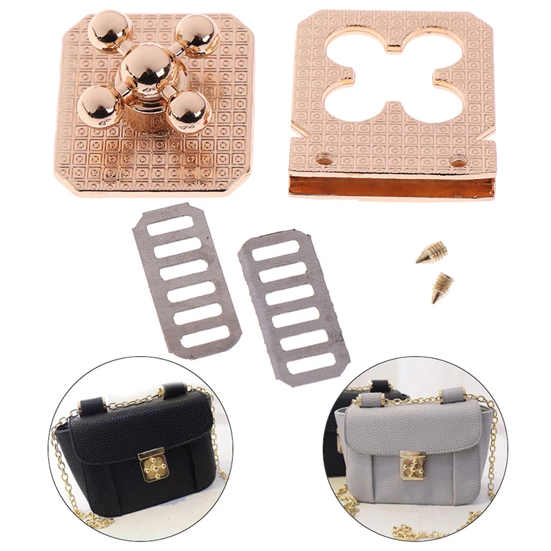 

Metal Buckle Twist Clasps Turn Lock Snap Twist Locks For DIY Handbag Craft Bag