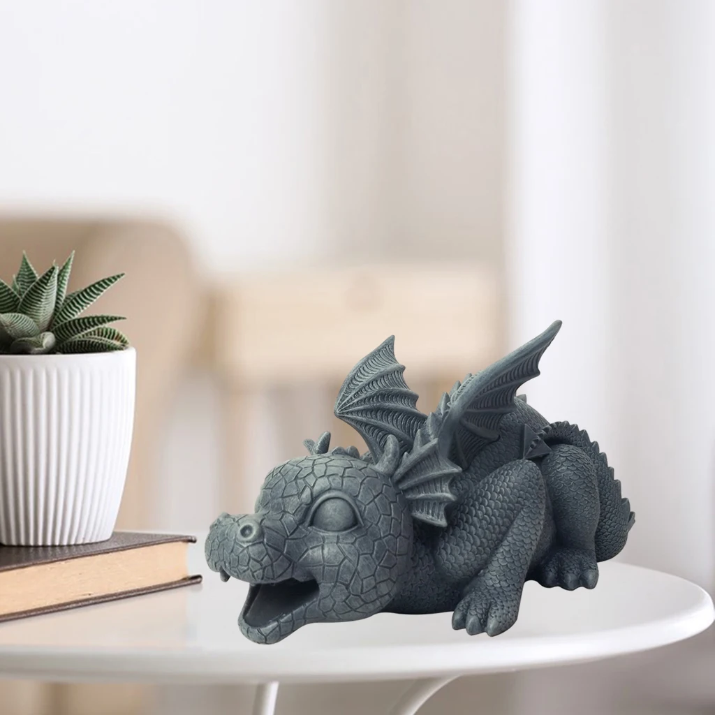 

Dragon Statue Fountain Sculpture Waterscape Figurine Garden Water Features