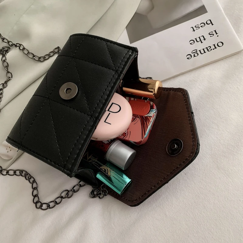 

bolsos Mini Woman Bags Shoulder Messenger For Women Handbag Fashion Small Square Bag Texture Multi-layer Chain Crossbody Bag