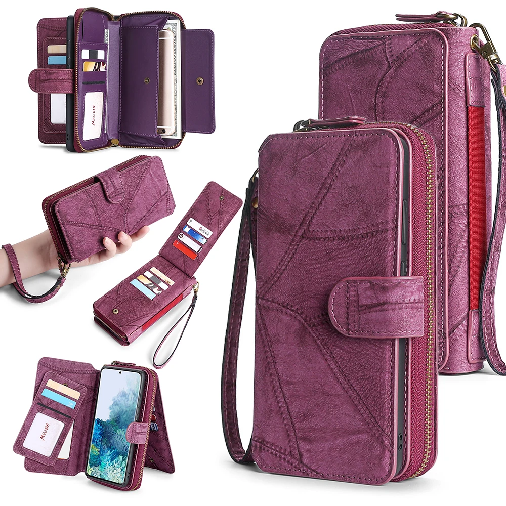 

Magnetic Purse Business Wallet Leather Phone Case for IPhone 6 6s 7 8 Plus X Xs Xr XsMax 11 11Pro 11 Pro Max 12 Cover