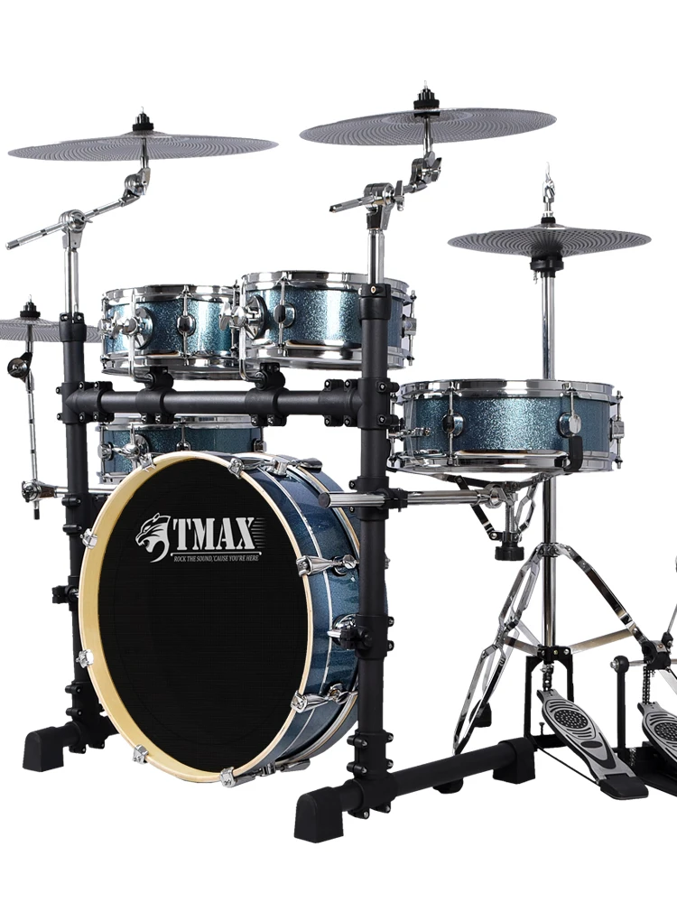 

Portable Drum Kit 5 Drum 3 Drum 4 Drum Mute Double-Sided Drum Adult and Children Beginner