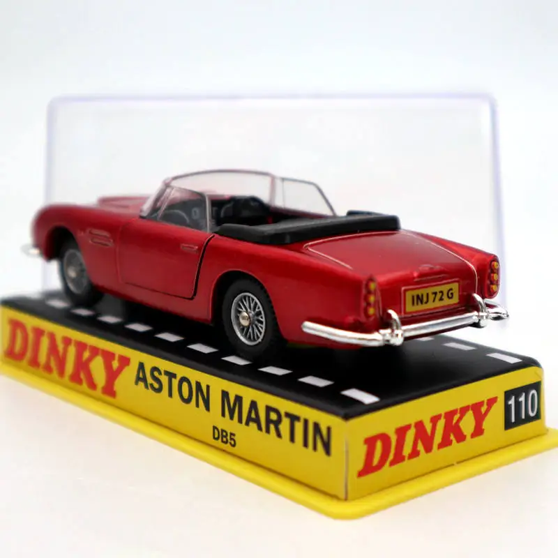 Коллекционная машина Atlas 1/43 Dinky toys 110 для Aston Martin Red литые модели