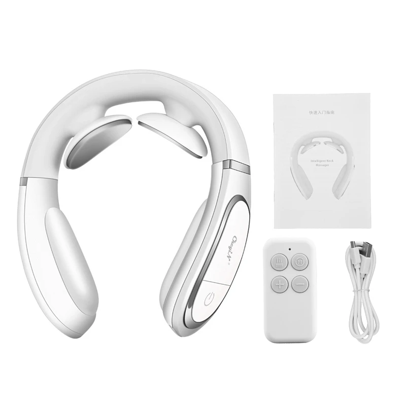 Умный Электрический импульсный массажер для шеи беспроводной тепловой шейный
