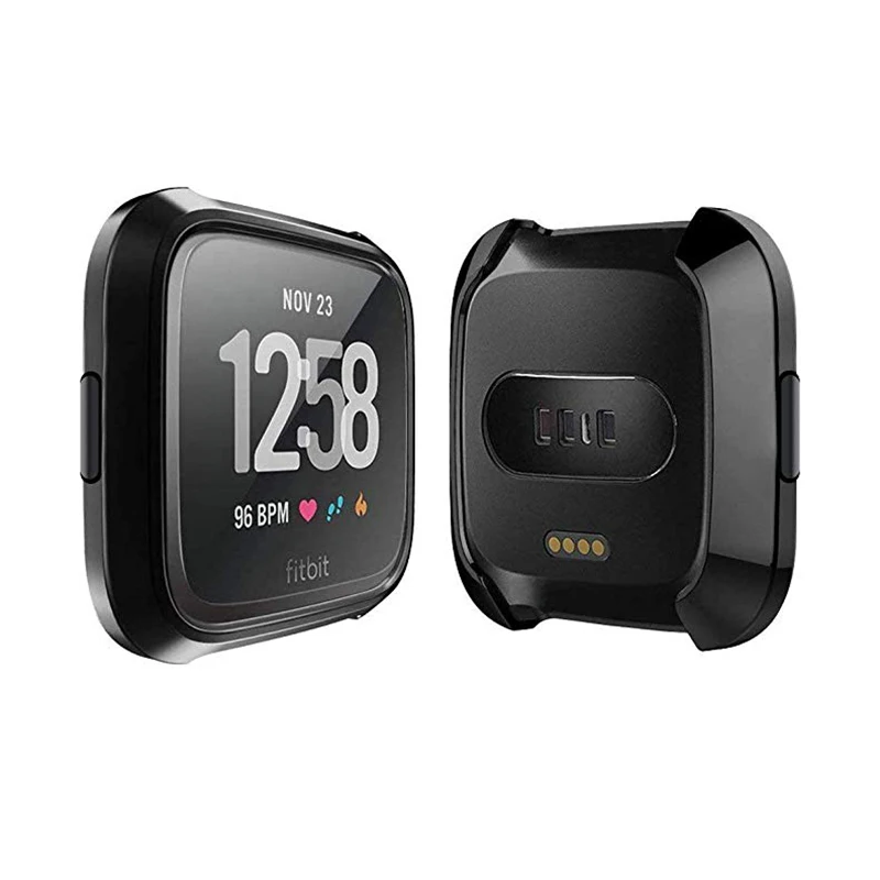 

Hot Sale Soft Tpu Case For Fitbit Versa1 Versa 2 Versa Lite Band Waterproof Watch Shell Cover Screen Protector For Fitbit Versa