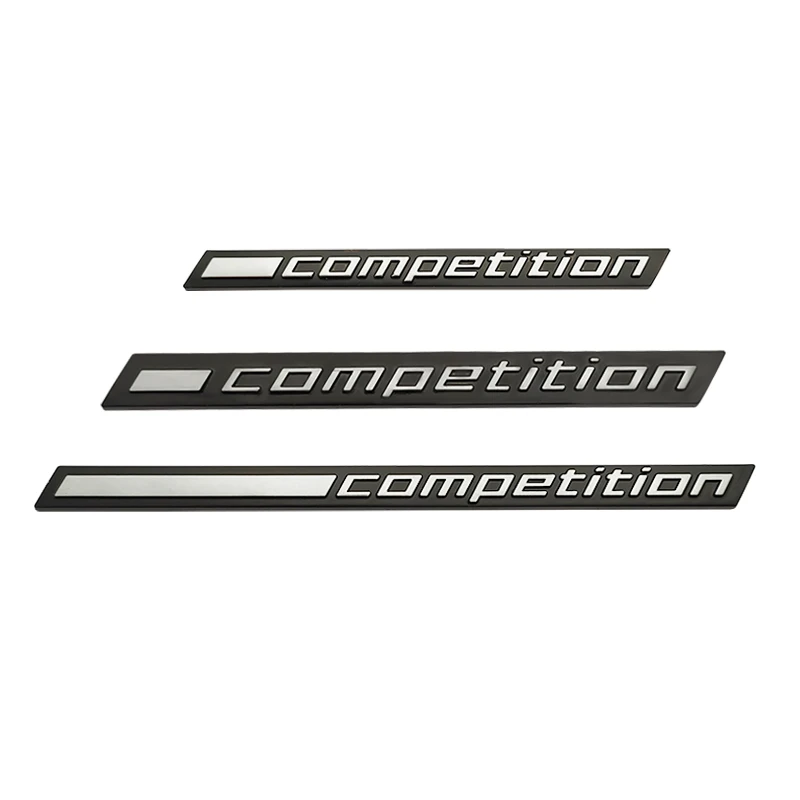 

3D ABS COMPETITION Logo Car Sticker Emblem Badge Trunk Decal For BMW Thunder Edition M1 M2 M3 M4 M5 M6 M7 M8 X3M X4M X5M X6M