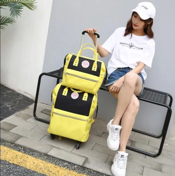 Carry On Luggage Bag Travel Hand Luggage Trolley Bag Women travel Rolling Suitcase Tolley Bag with wheels Wheeled bag for travel